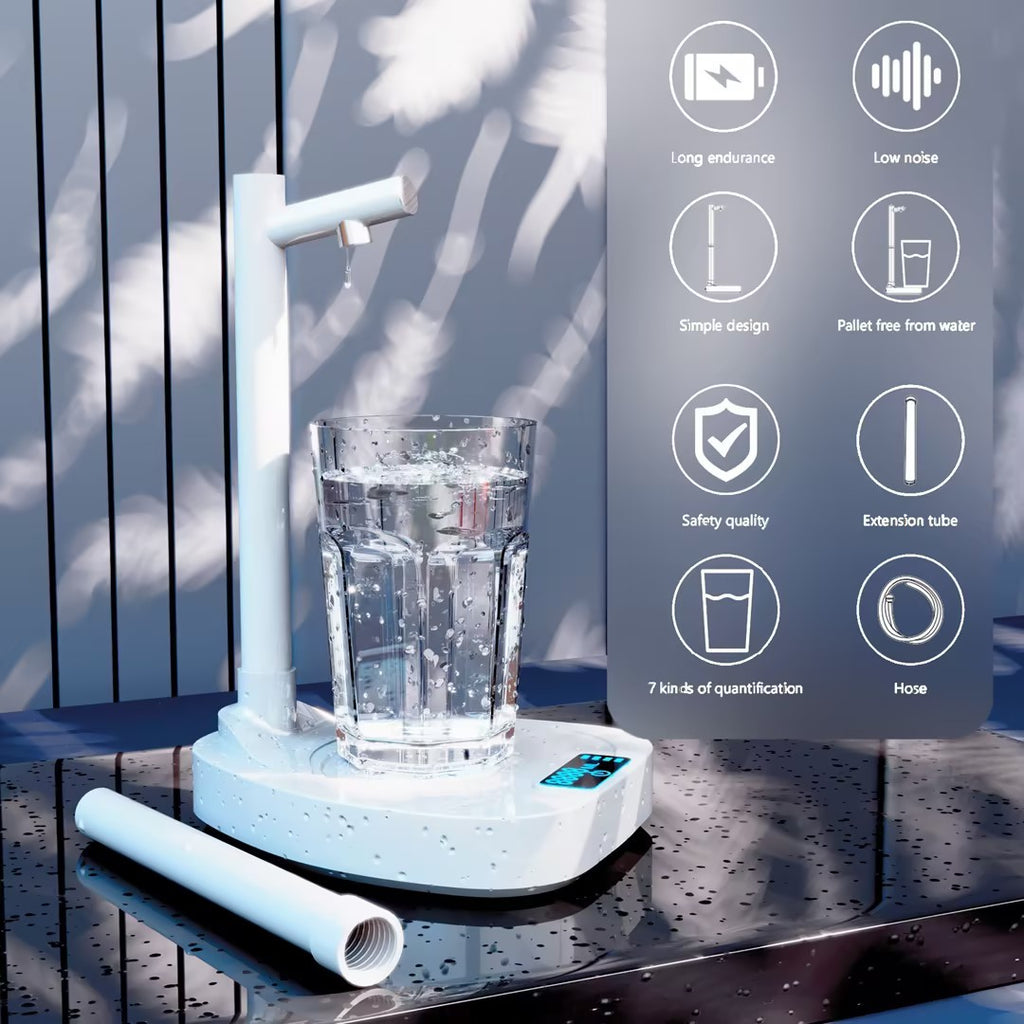 Automatic Water Dispenser with Stand – Rechargeable Desktop Water Pump