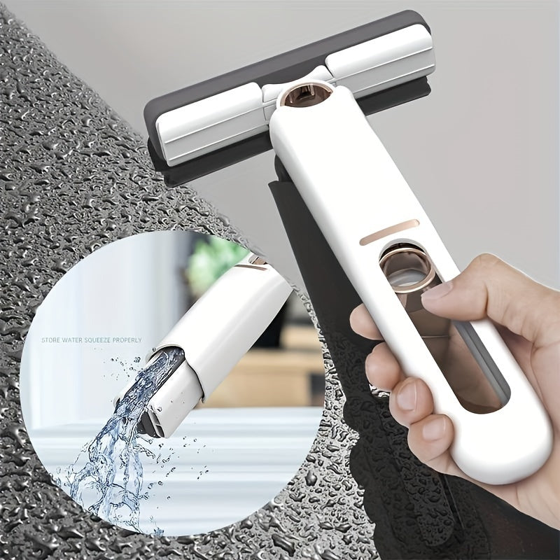 Portable Mini Cleaning Mop – Hand-Free Absorbent Multifunctional Sponge Mop for Home, Kitchen & Car