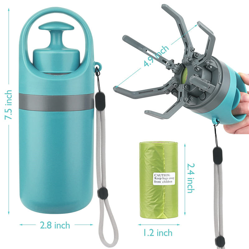 Portable Lightweight Dog Pooper Scooper with Bag Dispenser