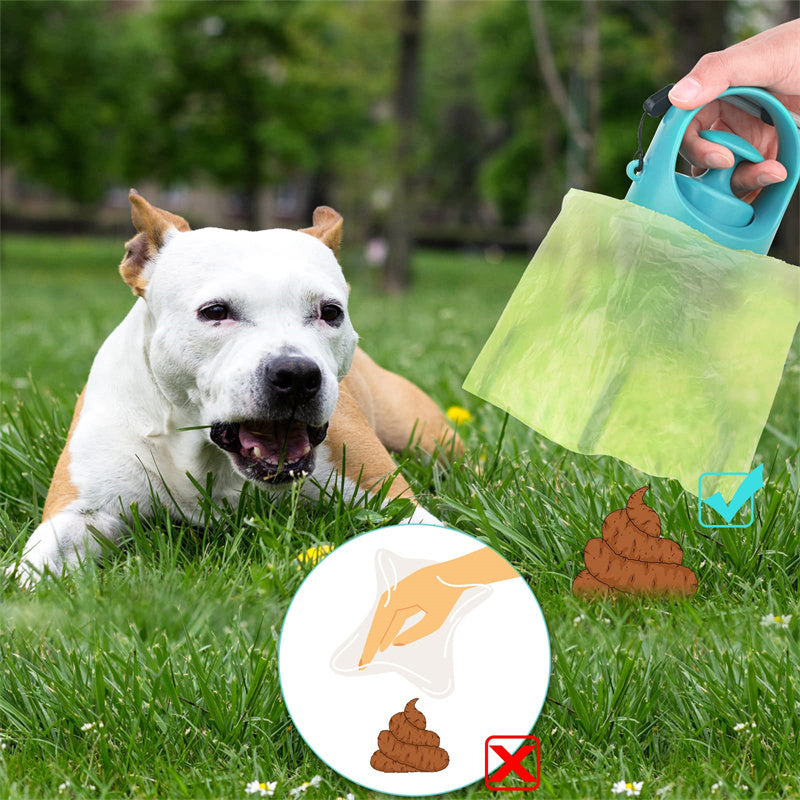 Portable Lightweight Dog Pooper Scooper with Bag Dispenser